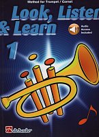 LOOK, LISTEN & LEARN 1 + Audio Online method for trumpet