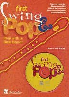 FIRST SWING & POP FOR RECORDER + CD / snadné skladbičky pro zobcovou flétnu