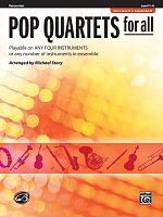 POP QUARTETS FOR ALL (Revised and Updated) level 1-4 // percussion
