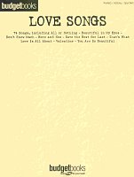 BUDGETBOOKS - LOVE SONGS piano/vocal/guitar
