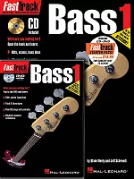 FASTTRACK - BASS 1 - STARTER PACK (Book + CD + DVD)
