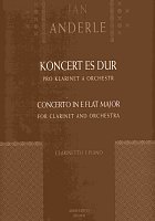 Koncert ES-DUR pro klarinet a orchestr (klavírní výtah) - Jan Anderle  klarinet & piano
