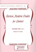 Zítek, František: Sixteen Modern Etudes for Clarinet / 16 moderních etud pro klarinet