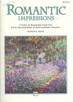 ROMANTIC IMPRESSIONS book 1 / sólo klavír