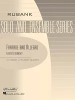 FANFARE AND ALLEGRO / skladba pro čtyři trumpety (kvartet)