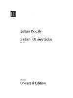 Kodály: Seven Piano Pieces op.11