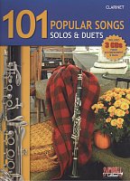 101 POPULAR SONGS SOLOS & DUETS + 3x CD / klarinet