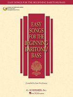 Easy Songs for the Beginning Baritone/Bass + Audio Online / zpěv (baryton/bass) a klavír