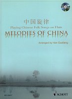 Melodies of China + CD / příčná flétna - 18 čínských lidových písniček