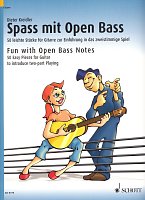 Fun with Open Bass Notes - 50 Easy Pieces for Guitar to introduce two-part Playing