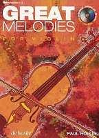 GREAT MELODIES FOR VIOLIN + CD / devět originálních melodií v rytmu populární hudby