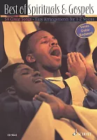 BEST OF SPIRITUALS + GOSPELS / 50 great songs in easy arrangements for 1-2 voices