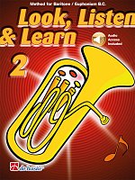 LOOK, LISTEN & LEARN 2 + Audio Online / method for Euphonium B.C.