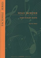 Mortier, Willy: Fast Food Suite op. 28 / tři příčné flétny (trio)