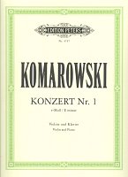 Komarowski: KONZERT Nr.1 (E minor) / violin + piano