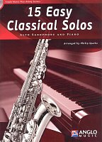 15 Easy Classical Solos + CD / alto saxophone + piano