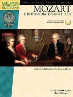 MOZART - 15 intermediate piano pieces + Audio Online