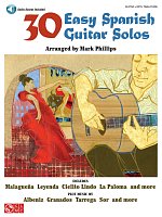 30 Easy Spanish Guitar Solos + Audio Online / kytara + tabulatura