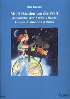Around the World with 4 Hands by Fritz Emonts - 1 fortepian 4 ręce