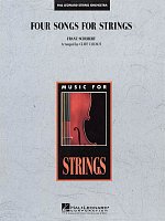 Schubert: Four Songs for Strings - string orchestra / score and parts