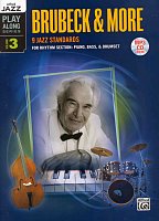 Alfred Jazz Play Along 3 - Brubeck & More (9 jazz standards) + CD / parts for rhythm section (piano/bass/drums)