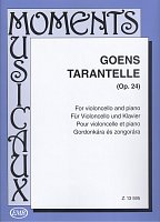 Goens: TARANTELLE op.24  / violoncello + piano