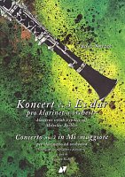 KNĚŽEK: Concert Nr.3 Eb major for clarinet + orchestra (piano)