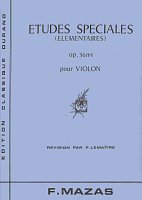 MAZAS - Etudes Speciales, No. 1, Op. 36 for Violin / housle