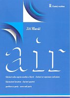 HLAVÁČ, Jiří: AIR for clarinet and piano or clarinet quartet / score + parts