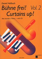 Hellbach: Bühne Frei! Curtains Up! v.2 + CD / alto recorder and piano