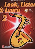 LOOK, LISTEN & LEARN 2 + Audio Online  method for alto sax / altový saxofon