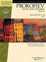 PROKOFIEV - Music for Children, Op. 65 + Audio Online / piano solos