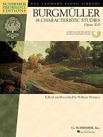 BURGMULLER - 18 Characteristic Studies, Op.109 + Audio Online