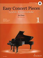Easy Concert Pieces 1 + Audio Online / sólo klavír - snadné přednesové skladbičky