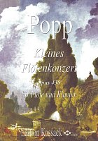 POPP: Kleines Flotenkonzert Op. 438 / flute + piano