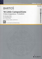 TEN LITTLE COMPOSITIONS by J.Z.Baros     recorder trios
