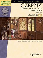 CZERNY, Op. 849 - Szkoła biegłości w grze na fortepian (30 New Studies in Technics) + Audio Online