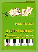 TINY PIANO CARDS - 50 instructive cards for piano teaching for preschoolers