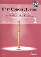 Easy Concert Pieces 1 + CD / snadné přednesové skladby pro zobcovou flétnu a klavír