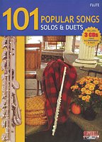 101 POPULAR SONGS SOLOS & DUETS + 3x CD / flute
