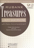 Rubank Treasures for Alto Saxophone + Audio Online / altový saxofon a klavír (PDF)