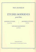 ETUDES MODERNES by Paul JEANJEAN / příčná flétna