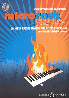 MICROROCK by Christopher Norton + CD / 20 pieces based on rock rhythms for the beginner pianist