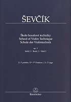 Otakar Ševčík - Opus 1, Škola houslové techniky, sešit 2 (2.-7. poloha)