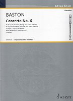 Baston: Concerto No.6 D major / recorder and piano