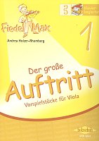 Fiedel Max 1 - Der große Auftritt / viola - piano accompaniment