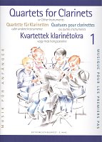 Clarinet Quartets for Beginners 1 / kvarteta pro klarinet