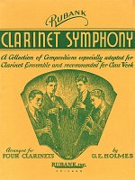 CLARINET SYMPHONY - 15 skladeb pro čtyři klarinety