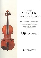 Otakar Ševčík - Opus 6, VIOLIN STUDIES, book 4