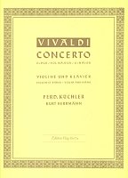 VIVALDI: CONCERTO G-DUR (MAJOR) violin & piano / housle a klavír